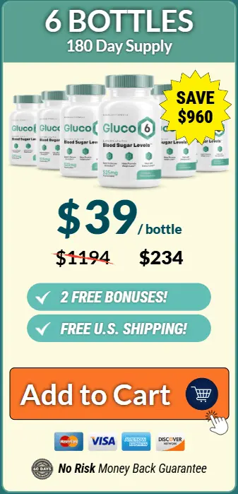 Gluco6 6 Bottle Order